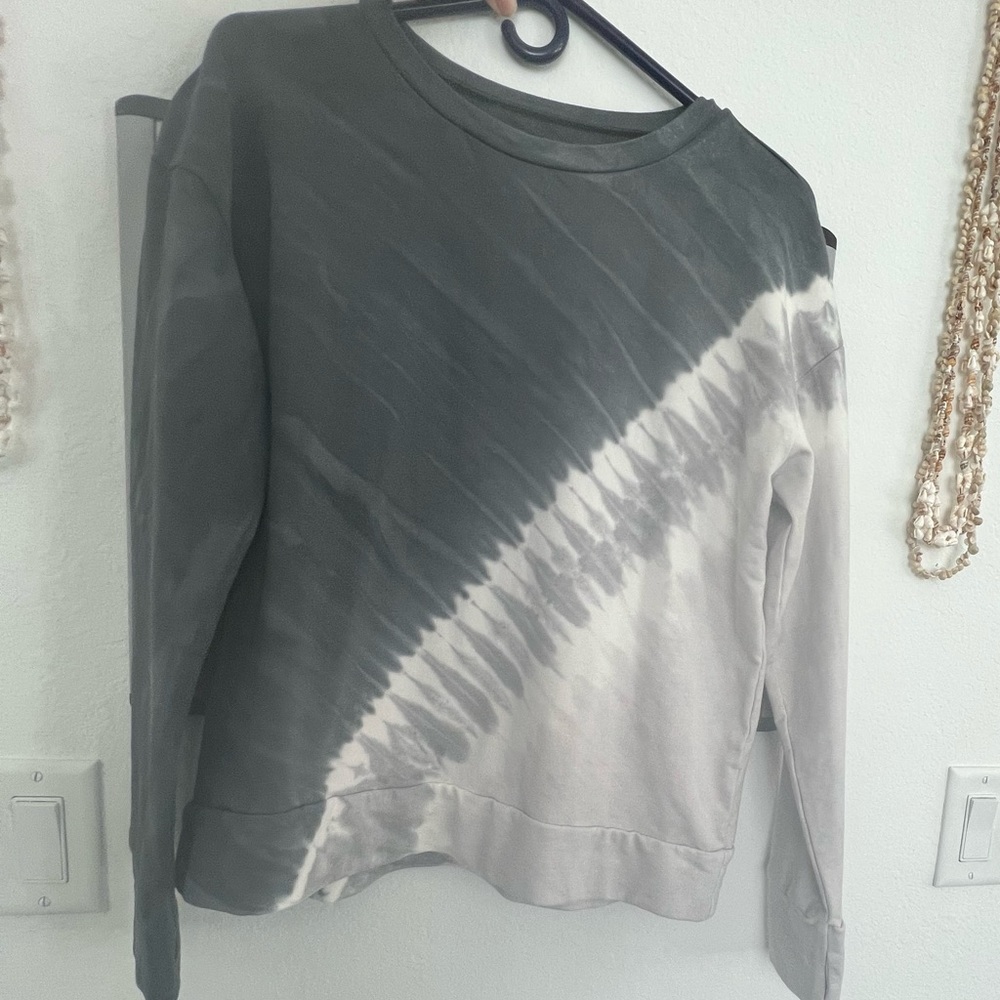 Grey two tone Sweatshirt